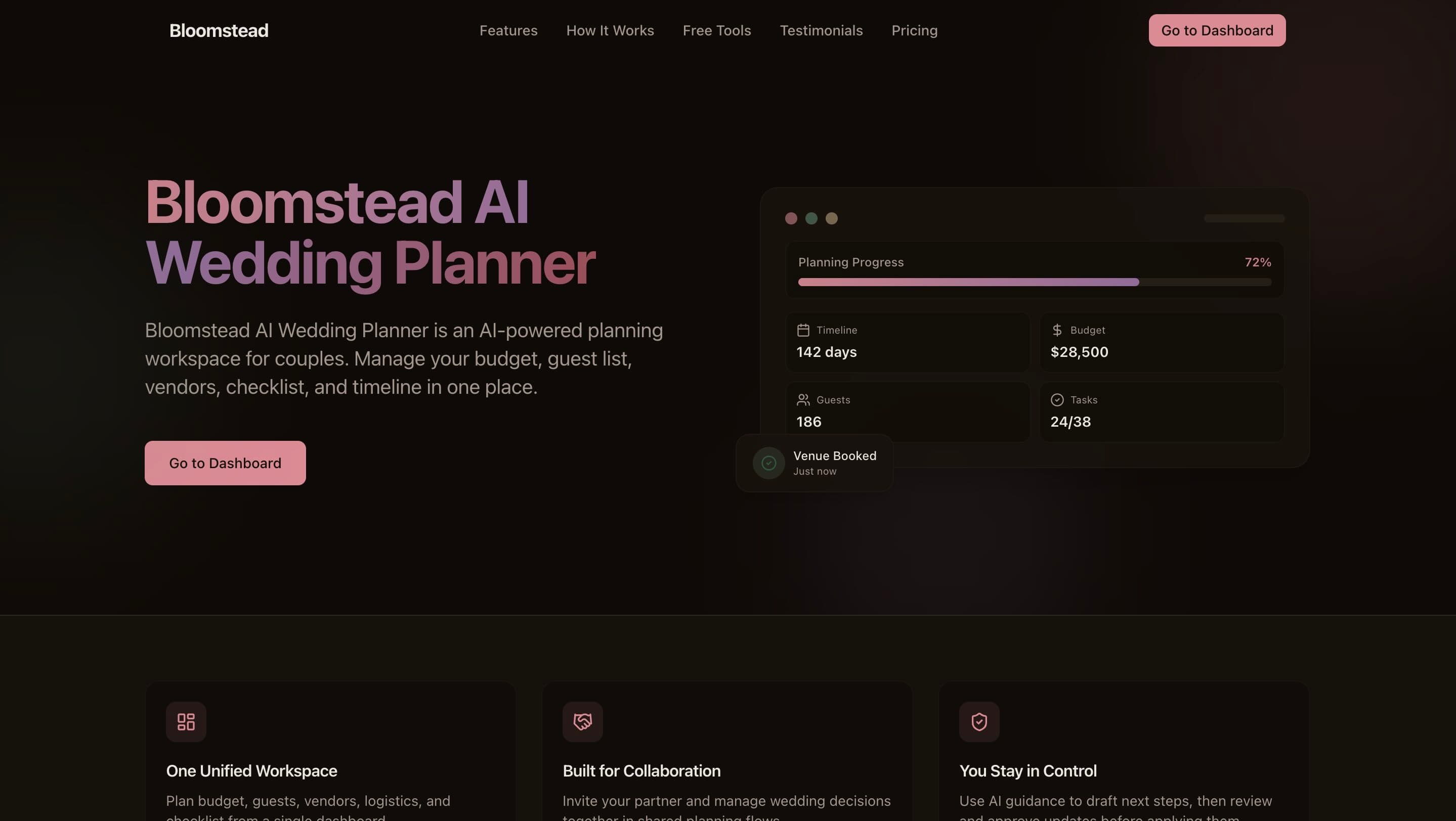 Introducing Bloomstead: Your AI-Powered Wedding Planning Companion